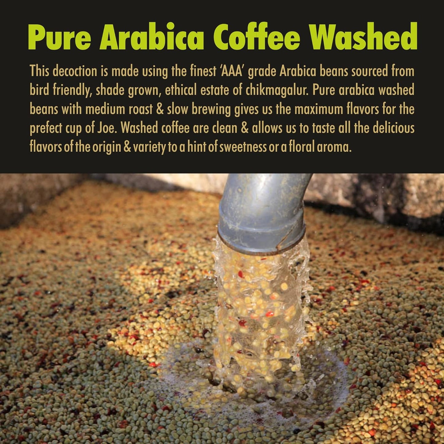 Washed Pure Arabica Coffee